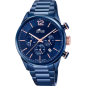Lotus - Montre Homme - Chronographe - Cadran et bracelet acier bleu - Ref 18680/2