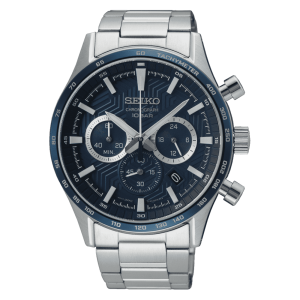 Seiko - Montre Sport Quartz Chronographe Bleu - Ref SSB445P1