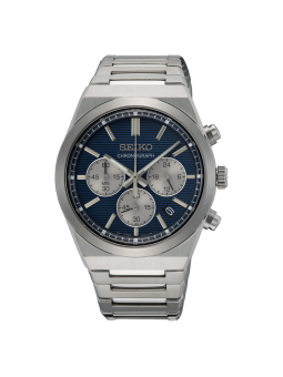 Seiko - Montre quartz Sport Bleu cadran bleu - Ref SSB453P1
