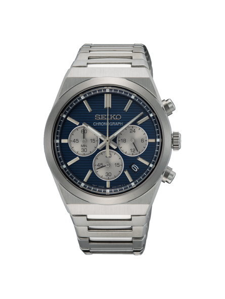 Seiko - Montre Homme - Sport Quartz Homme Chrono 1970 - Cadran noir - Ref SSB453P1
