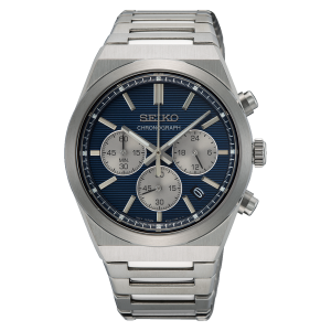 Seiko - Montre quartz Sport Bleu cadran bleu - Ref SSB453P1