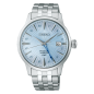 Seiko - Montre Homme - Presage Automatique - Cadran Bleu Gmt Cocktail Sky Diving - Bracelet Acier - Ref SSK037J1