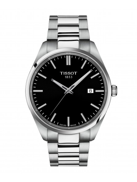 Tissot - Montre Homme - Pr100 - Bracelet acier - cadran noir - Ref T1504101105100