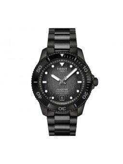 Tissot - Montre Seastar 1000 Powermatic 80 cadran noir - Ref T1208073305100