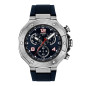 Tissot - Montre Homme - T-Race - Cadran bleu marine - Bracelet silicone bleu - Ref T1414171704700