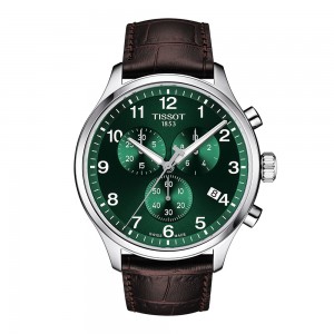 Tissot - Montre Collection Chrono XL Cuir Marron - Ref T1166171609200