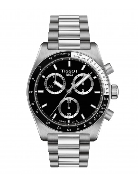 Tissot - Montre Homme - Pr516 - Cadran noir - Bracelet acier - Ref T1494171105100