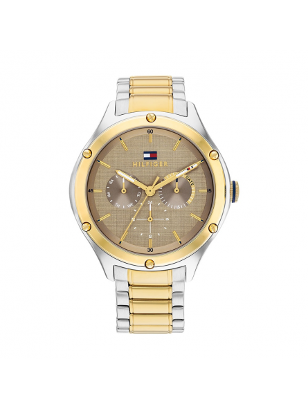 Tommy Hilfiger - Montre Femme - Lexi - Cadran Taupe - Bracelet Acier bicolore - Ref 1782658