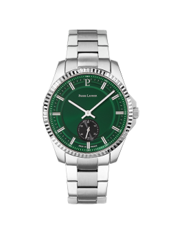 Pierre Lannier - Montre Homme - Cadran Vert - Chrono - Lunette Biseautée - Ref 246G171