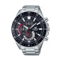 Casio - Montre Homme - Chronographe - bracelet acier - cadran noir - Ref EFV-620D-1A4VUEF