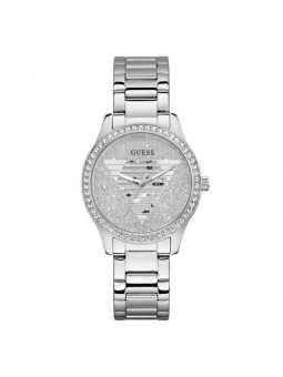 Guess - Montre Femme - Acier argenté - cadran serti oxydes de zirconium - Ref GW0605L1