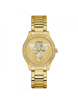 Guess - Montre Femme - Acier doré - cadran serti oxydes de zirconium - Ref GW0605L2
