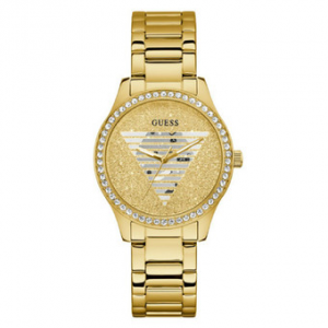 Guess - Montre Femme - Acier doré - cadran serti oxydes de zirconium - Ref GW0605L2