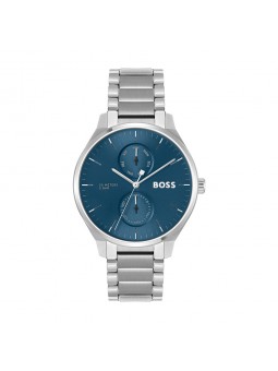 Hugo Boss - Montre Homme - Tyler - cadran bleu - bracelet acier - Ref 1514106