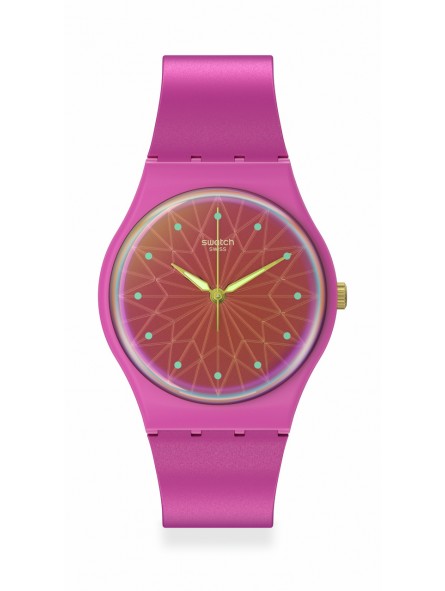 Swatch - Montre Mixte - Fantastic Fuchsia - Ref SO28P110