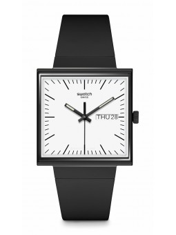 Swatch - Montre Mixte - What If Black? - Ref SO34B700
