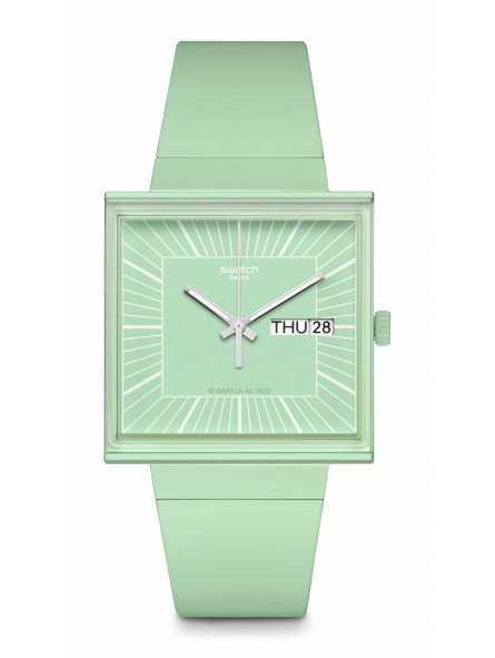 Swatch - Montre Mixte - What If...Mint? - Ref SO34G701