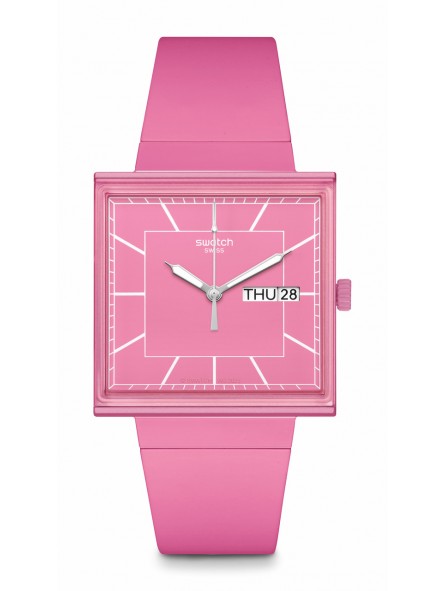 Swatch - Montre Mixte - What If.Rose? - Ref SO34P700