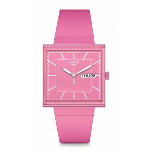 Swatch - Montre Mixte - What If.Rose? - Ref SO34P700
