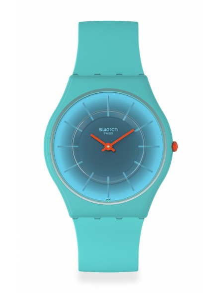 Swatch - Montre Mixte - Radiantly Teal - Ref SS08N114