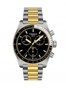 Tissot - Montre Homme - Pr516 - Cadran noir - Bracelet acier bicolore - Ref T1494172205100