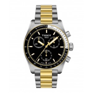 Tissot - Montre Homme - Pr516 - Cadran noir - Bracelet acier bicolore - Ref T1494172205100
