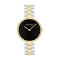 Calvin Klein - Montre Femme - Gleam - Cadran Noir - Bracelet Acier doré - Ref 25100012