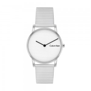Calvin Klein - Montre Femme - CK Feel - Cadran et Bracelet Acier - Ref 25100033