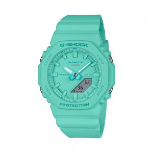 Casio - Montre Homme - G-Shock Classic - silicone bleu - cadran bleu - Ref GMA-P2100-2AER