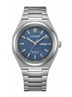 Citizen - Montre Homme - Super Titanium Date - Eco-Drive - Ref AW0130-85LE