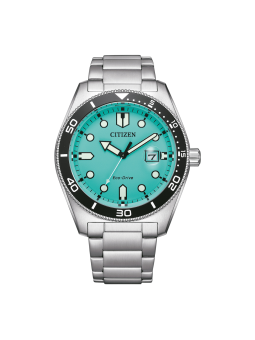 Citizen - Montre Homme - Sunset Eco-Drive - cadran bleu - J810 Sport Marine 43mm - Ref AW1760-81W