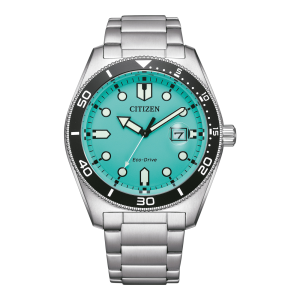 Citizen - Montre Homme - Sunset Eco-Drive - cadran bleu - J810 Sport Marine 43mm - Ref AW1760-81W