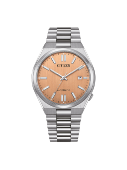 Citizen - Montre Homme - Tsuyosa Automatic  - Bracelet acier - Cadran beige - Ref NJ0159-86Z