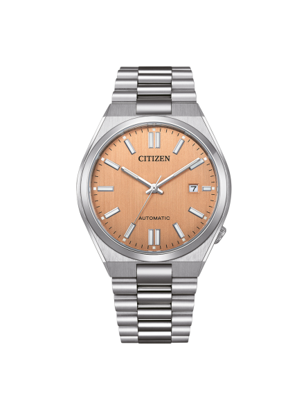 Citizen - Montre Homme - Tsuyosa Automatic  - Bracelet acier - Cadran beige - Ref NJ0159-86Z