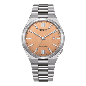 Citizen - Montre Homme - Tsuyosa Automatic  - Bracelet acier - Cadran beige - Ref NJ0159-86Z