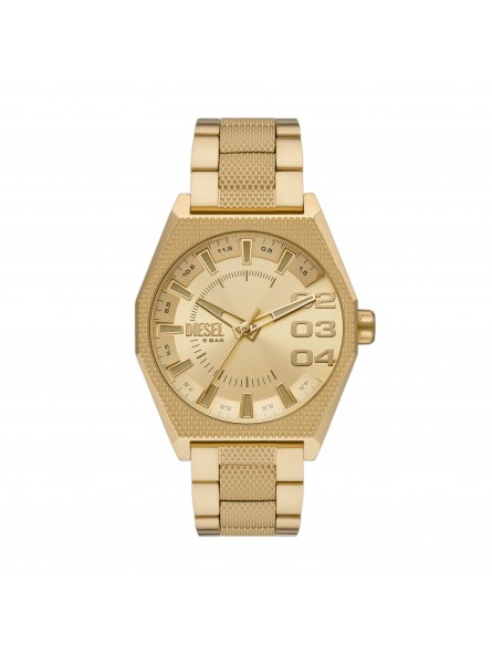 Diesel - Montre Homme - Scraper - acier doré - Ref DZ2173
