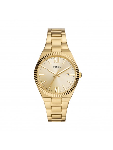 Fossil - Montre Femme - Scarlette Integrated - acier doré - Ref ES5299
