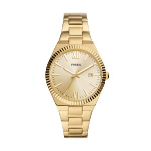 Fossil - Montre Femme - Scarlette Integrated - acier doré - Ref ES5299