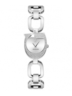 Guess - Montre Femme - Gia G-Link acier argenté - cadran strass - Ref GW0683L1