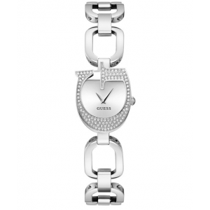 Guess - Montre Femme - Gia G-Link acier argenté - cadran strass - Ref GW0683L1