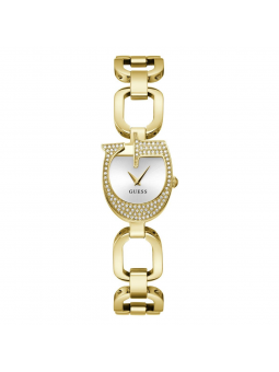 Guess - Montre Femme - Gia G-Link acier doré - cadran strass - Ref GW0683L2