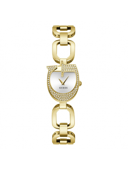 Guess - Montre Femme - Gia G-Link acier doré - cadran strass - Ref GW0683L2