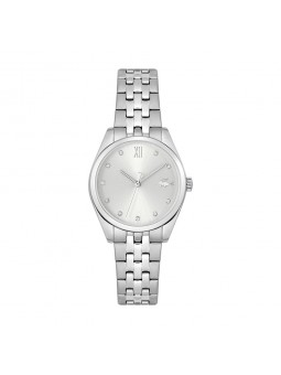 Lacoste - Montre Femme - Tuilerie - Cadran blanc - Bracelet Acier - Ref 2001301