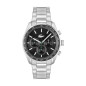 Lacoste - Montre Homme - Boston - Quartz Chrono - Cadran Noir - Bracelet Acier - Ref 2011347