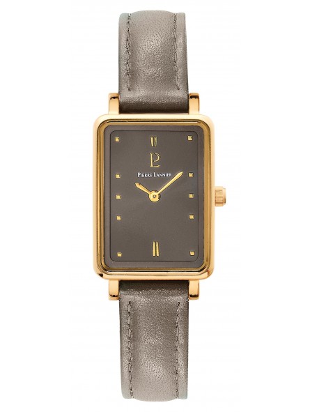 Pierre Lannier - Montre Femme - Ariane - cadran gris- bracelet cuir - Ref 050K530