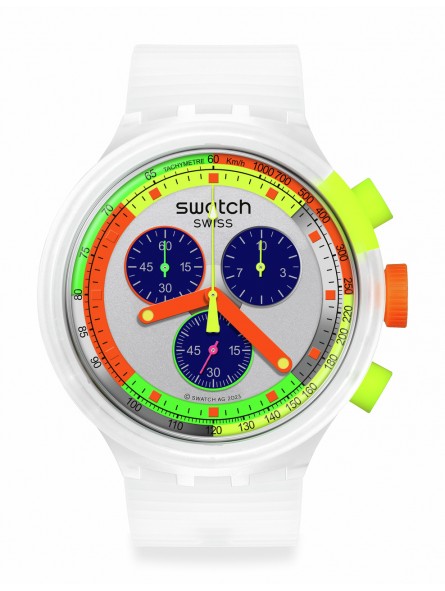 Swatch - Montre Mixte - Swatch Neon Jelly - Ref SB02K100