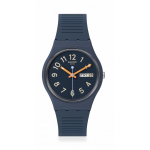 Swatch - Montre Mixte - Trendy Lines At Night - Ref SO28I700