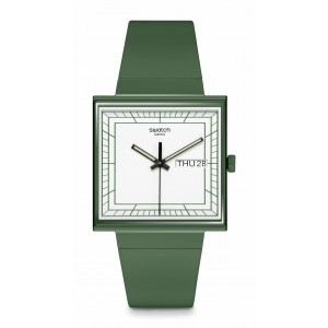 Swatch - Montre Mixte - What If Green? - Ref SO34G700