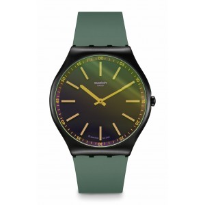 Swatch - Montre Mixte - Silic Green Vision - Ref SS07B112