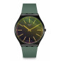 Swatch - Montre Mixte - Silic Green Vision - Ref SS07B112